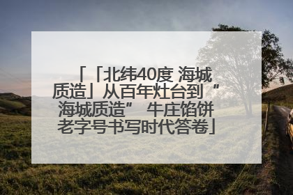 「北纬40度 海城质造」从百年灶台到“海城质造” 牛庄馅饼老字号书写时代答卷