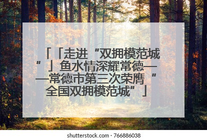 「走进“双拥模范城”」鱼水情深耀常德——常德市第三次荣膺“全国双拥模范城”