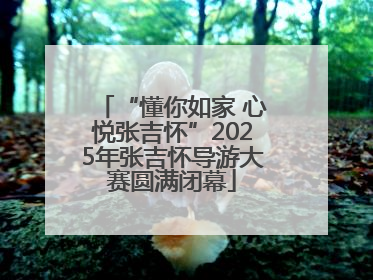 “懂你如家 心悦张吉怀”2025年张吉怀导游大赛圆满闭幕