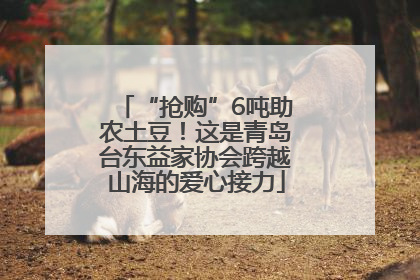 “抢购”6吨助农土豆！这是青岛台东益家协会跨越山海的爱心接力