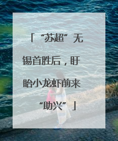 “苏超”无锡首胜后，盱眙小龙虾前来“助兴”