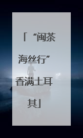 “闽茶海丝行”香满土耳其
