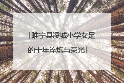 睢宁县凌城小学女足的十年淬炼与荣光