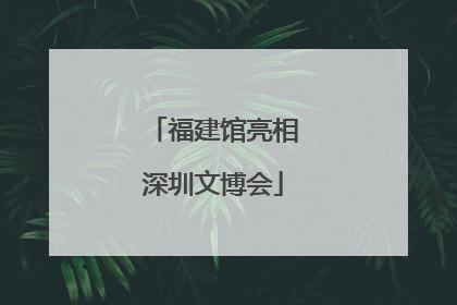福建馆亮相深圳文博会