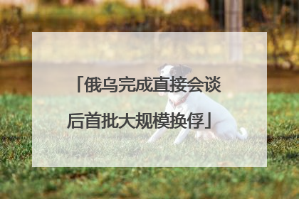 俄乌完成直接会谈后首批大规模换俘