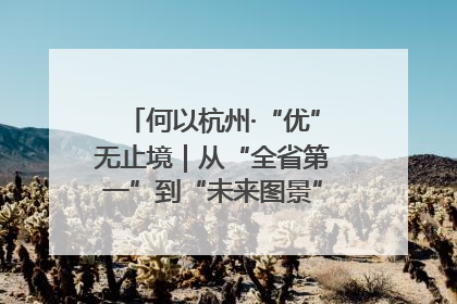 何以杭州·“优”无止境｜从“全省第一”到“未来图景” 余杭加速航行
