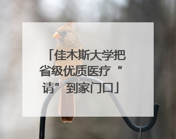 佳木斯大学把省级优质医疗“请”到家门口
