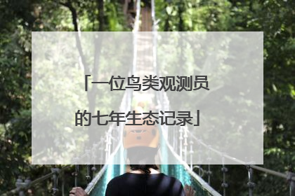 一位鸟类观测员的七年生态记录