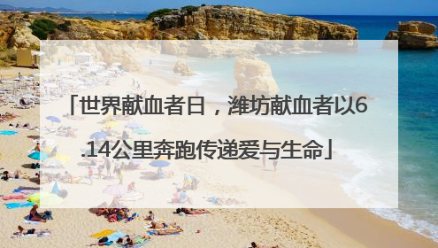 世界献血者日，潍坊献血者以6.14公里奔跑传递爱与生命