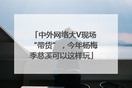 中外网络大V现场“带货”，今年杨梅季慈溪可以这样玩
