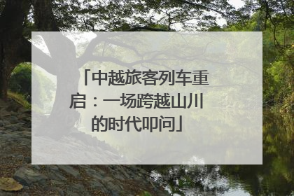 中越旅客列车重启：一场跨越山川的时代叩问