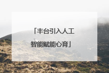 丰台引入人工智能赋能心育