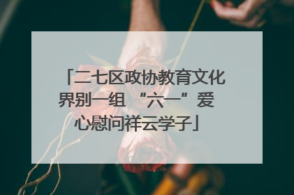 二七区政协教育文化界别一组 “六一”爱心慰问祥云学子