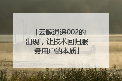云鲸逍遥002的出现，让技术回归服务用户的本质