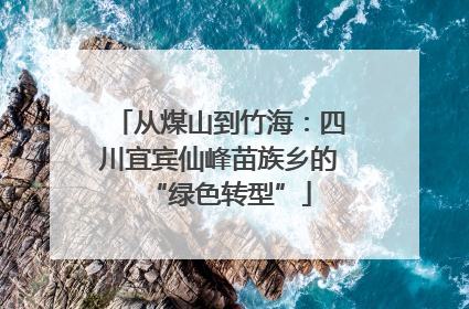 从煤山到竹海：四川宜宾仙峰苗族乡的“绿色转型”