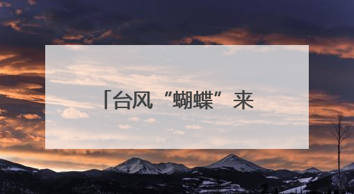 台风“蝴蝶”来袭！13日起湘南局地将迎暴雨大暴雨，省应急委办公室发布汛情提醒