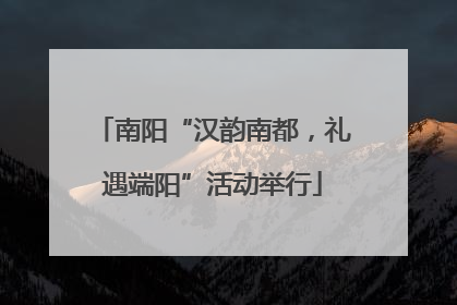 南阳“汉韵南都，礼遇端阳”活动举行