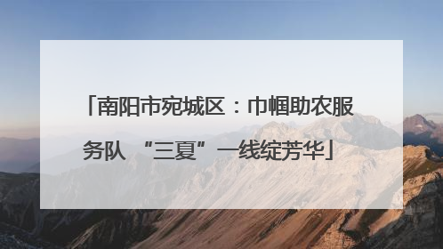 南阳市宛城区：巾帼助农服务队 “三夏”一线绽芳华