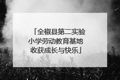 全椒县第二实验小学劳动教育基地收获成长与快乐