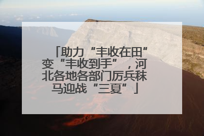 助力“丰收在田”变“丰收到手”，河北各地各部门厉兵秣马迎战“三夏”