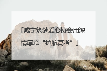 咸宁筑梦爱心协会用深情厚意“护航高考”