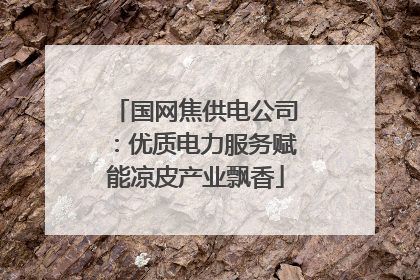 国网焦供电公司：优质电力服务赋能凉皮产业飘香