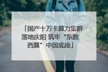 国产十万卡算力集群落地庆阳 筑牢“东数西算”中国底座