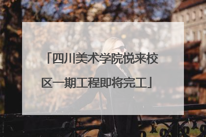 四川美术学院悦来校区一期工程即将完工