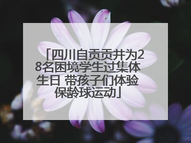 四川自贡贡井为28名困境学生过集体生日 带孩子们体验保龄球运动