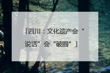 四川：文化遗产会“说话”会“破圈”