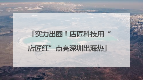实力出圈！店匠科技用“店匠红”点亮深圳出海热