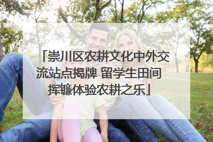 崇川区农耕文化中外交流站点揭牌 留学生田间挥镰体验农耕之乐