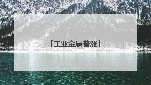 工业金属普涨