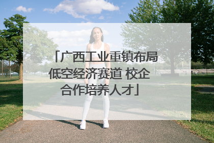 广西工业重镇布局低空经济赛道 校企合作培养人才