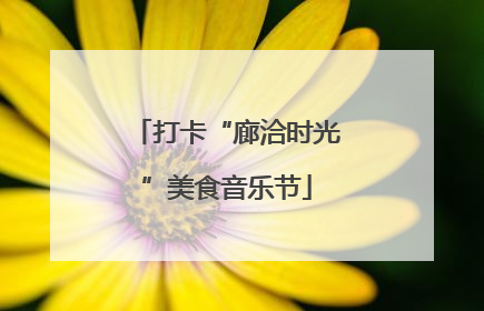 打卡“廊洽时光”美食音乐节