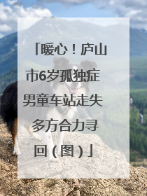 暖心！庐山市6岁孤独症男童车站走失 多方合力寻回（图）