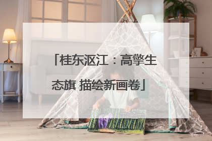 桂东沤江：高擎生态旗 描绘新画卷