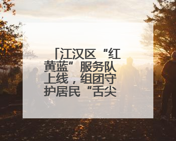 江汉区“红黄蓝”服务队上线，组团守护居民“舌尖上的安全”