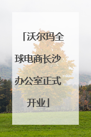 沃尔玛全球电商长沙办公室正式开业