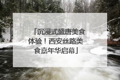 沉浸式盛唐美食体验！西安丝路美食嘉年华启幕