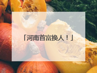 河南首富换人！