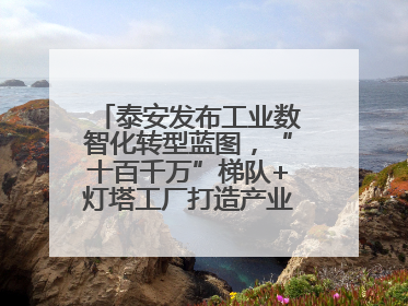 泰安发布工业数智化转型蓝图，“十百千万”梯队+灯塔工厂打造产业新标杆