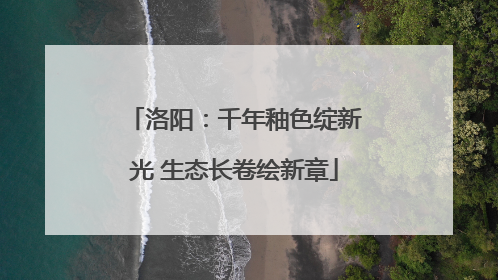洛阳：千年釉色绽新光 生态长卷绘新章