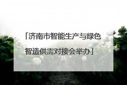 济南市智能生产与绿色智造供需对接会举办