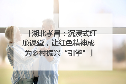 湖北孝昌：沉浸式红廉课堂，让红色精神成为乡村振兴“引擎”