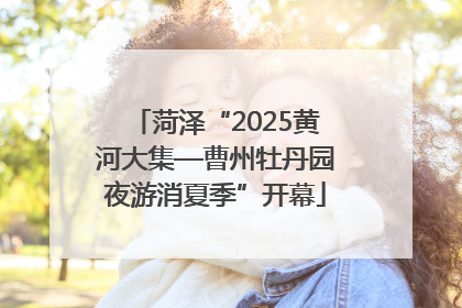 菏泽“2025黄河大集—曹州牡丹园夜游消夏季”开幕