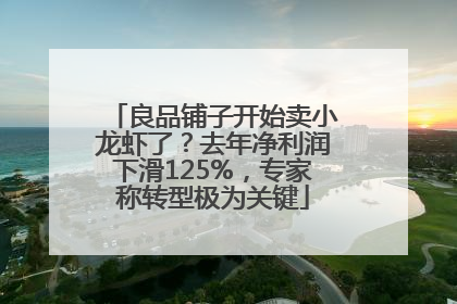 良品铺子开始卖小龙虾了？去年净利润下滑125%，专家称转型极为关键
