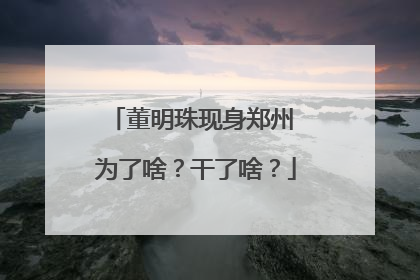 董明珠现身郑州 为了啥？干了啥？