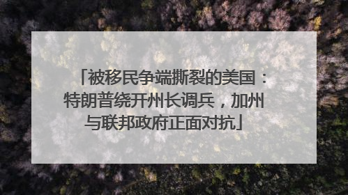 被移民争端撕裂的美国：特朗普绕开州长调兵，加州与联邦政府正面对抗