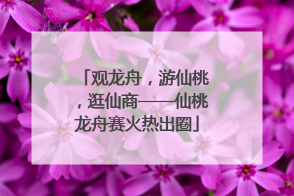 观龙舟，游仙桃，逛仙商——仙桃龙舟赛火热出圈
